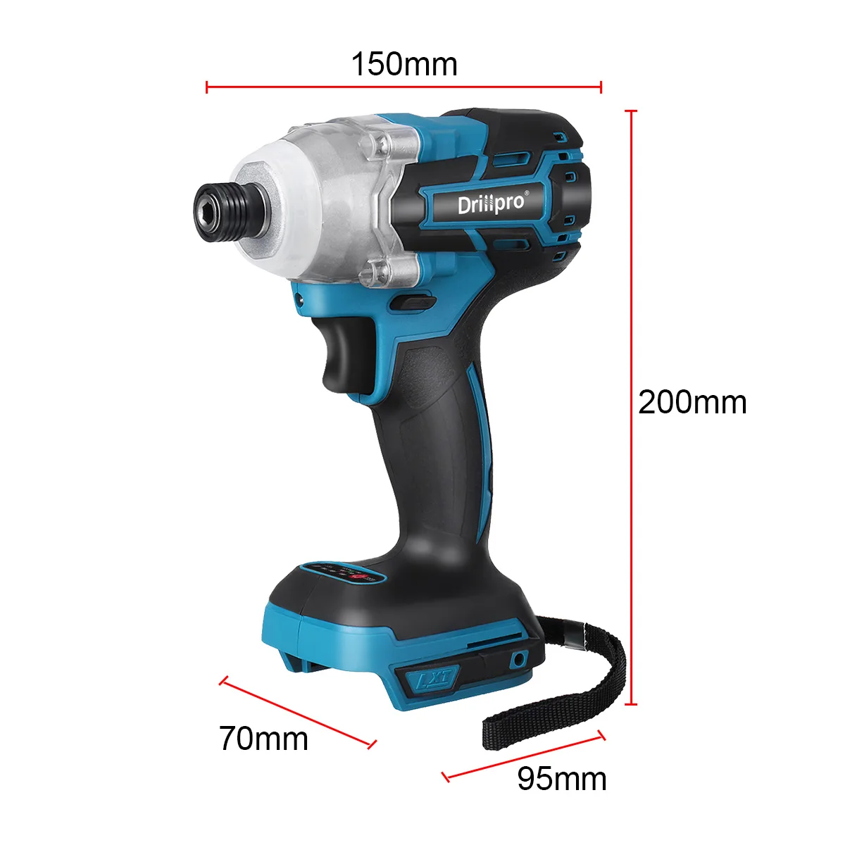 Аккумуляторная электрическая отвертка Drillpro перезаряжаемая 1/4 дюйма
