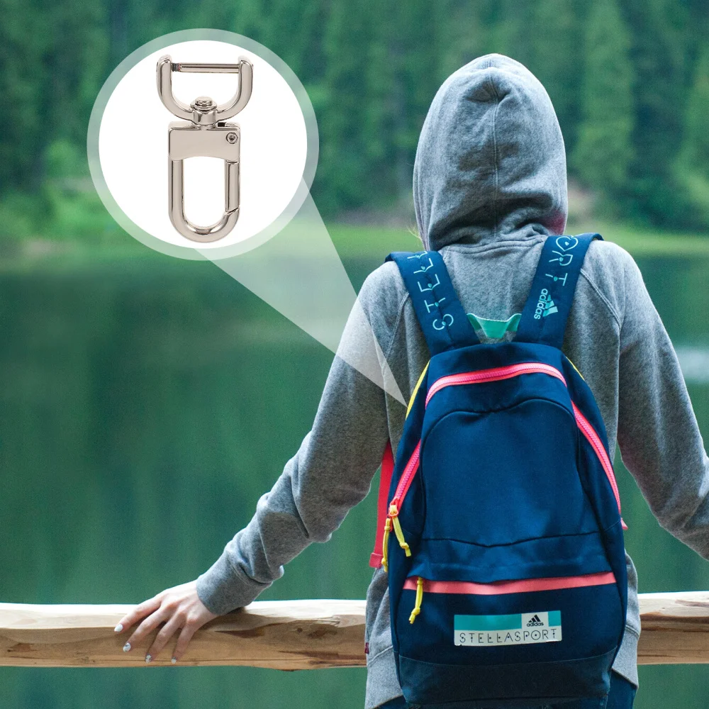 

4pcs Crossbody Bag Belt Clasps Replacement Metal DIY Bag Shoulder Strap Buckles