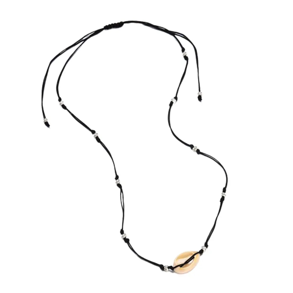 Летний Пляжный Стильный чехол ожерелье с подвеской из бисера ручная работа