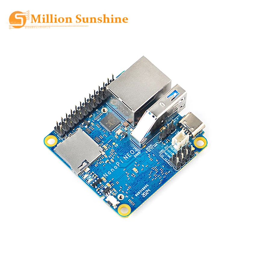 Nanopi NEO3 Mini Development Board(SBC) RK3328 гигабитный Ethernet порт 1 ГБ/2 ГБ DDR4 RAM OpenWrt/Ubuntu NEO2