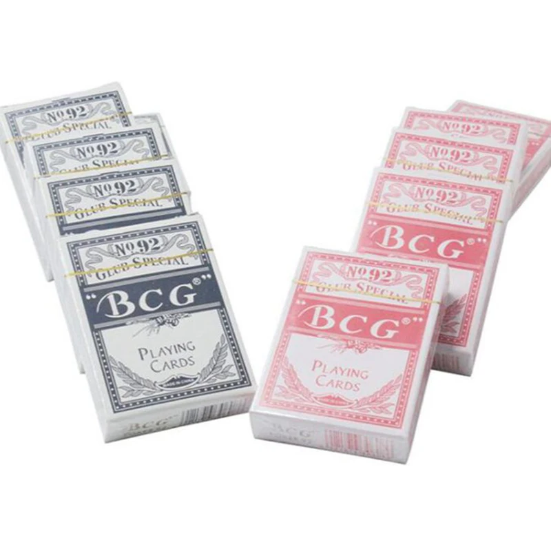 Простые игральные карты настольная игра в покер двух цветов для вечерние 62*87 мм