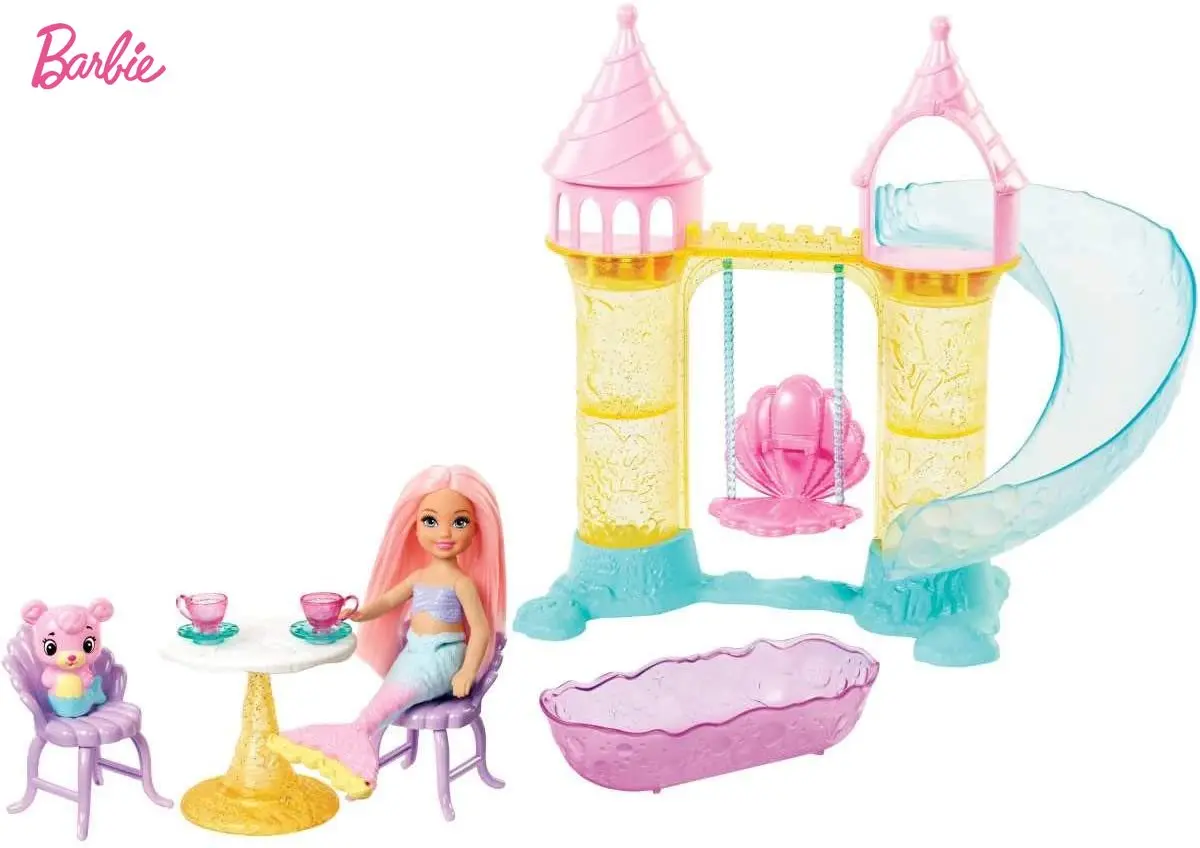 Кукла Барби Dreamtopia игровая площадка русалка игрушечный набор мербер фигурка