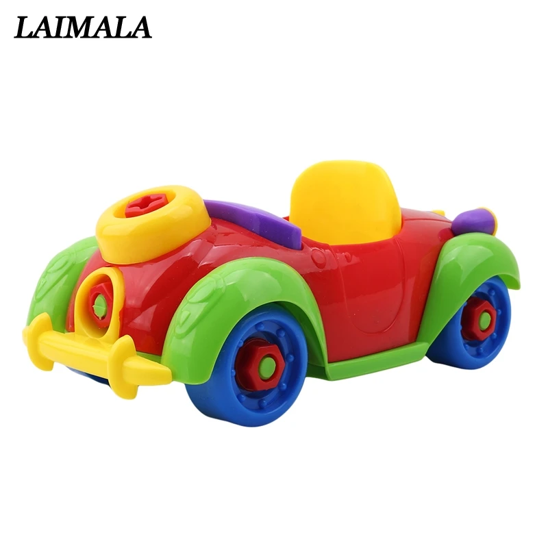 

New Arrive Baby Plastic Car Aircraft Toy Disassembly Assembly Classic Cars Toys Brand Children Gifts