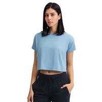 womens tube top gym crop top t shirts yoga trainning bicycle sports top fitness breathable quick dry sportswear top women