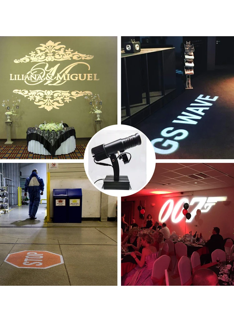 

Custom Image Static Rotaty Advertising Gobo Projector Full Hd Proyector Outdoor Waterproof Projetor Led Logo Projection Lamp