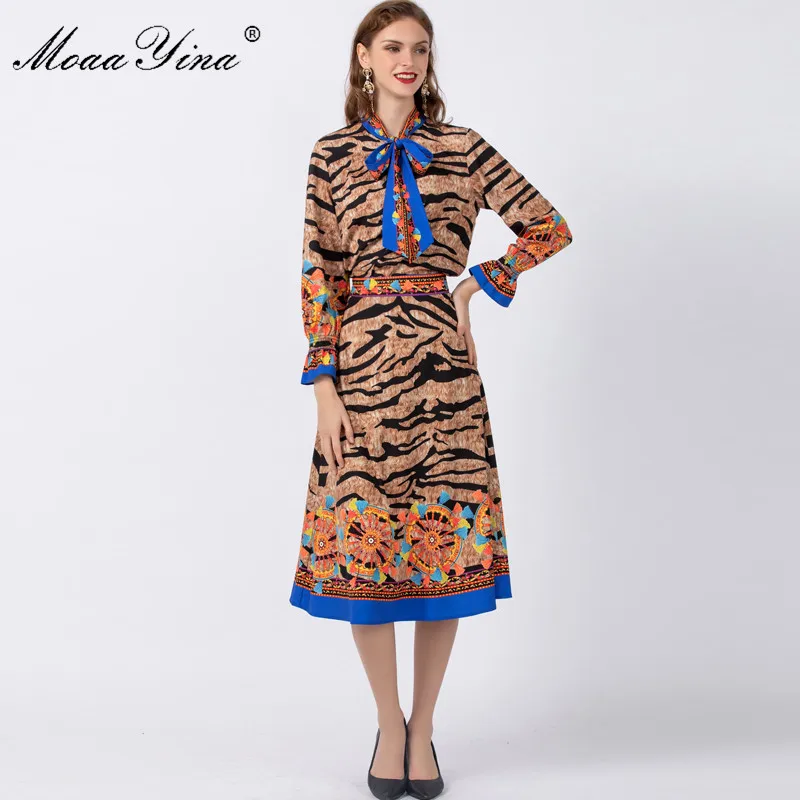 Модный дизайнерский комплект moaayina весенне-летний женский Топ с длинным рукавом и