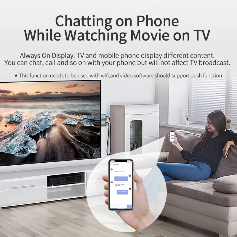 GGMM Универсальный ТВ стик HDMI Мини Портативный беспроводной дисплей ключ HD 1080P 5G 2 4G