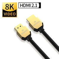 moshou 8k 60hz 4k 120hz hdmi 2 1 cables 48gbps earc hdr 3d hifi extremely thin video cord for switch lite ps4 dvd hdmi cable