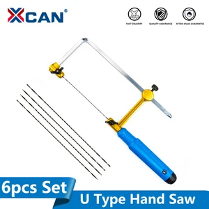 Регулируемая ручная мини-пила XCAN, U-образная пила для ювелирных изделий, инструменты для рукоделия по дереву, набор ручных инструментов, пильное полотно