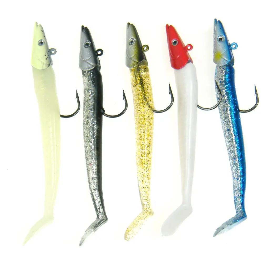 1 шт. 12 см 22 г 3/4 унции Тонущий Карандаш в форме светящейся головы для рыболовных