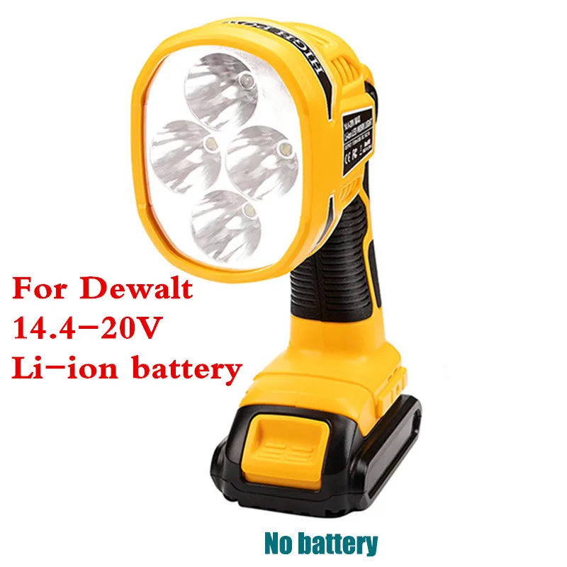 구매 Dewalt-12W LED 작업용 라이트, 휴대용 손전등, 14.4V, 18V, 20V, 리튬 이온 배터리, DCB140, DCB180 구매 Dewalt-12W LED 작업용 라이트, 휴대용 손전등, 14.4V, 18V, 20V, 리튬 이온 배터리, DCB140, DCB180