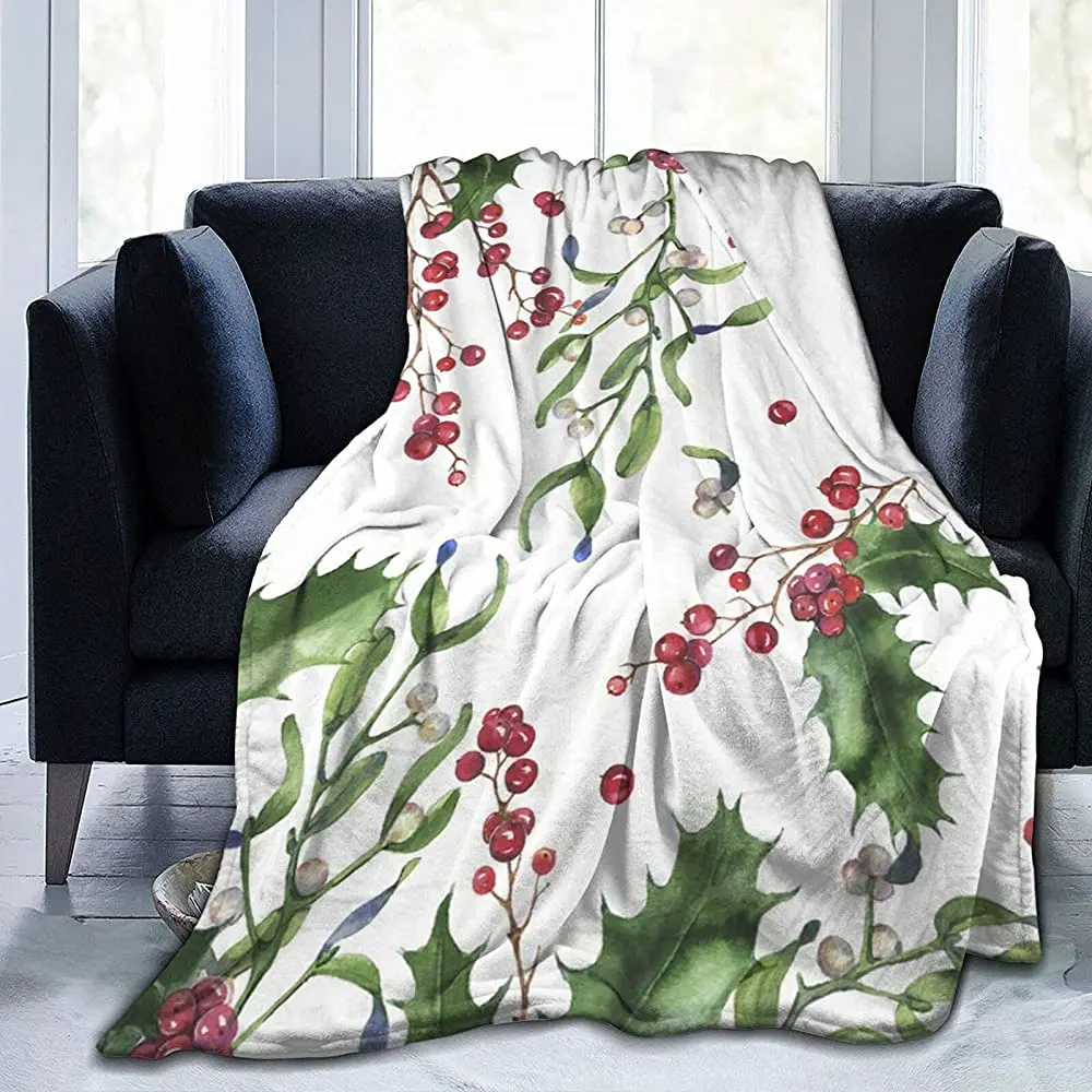 

Christmas Blanket Truck Fleece Blanket Holiday Red Christmas Tree Flannel Blanket Warm Winter Throw Blankets Blankets