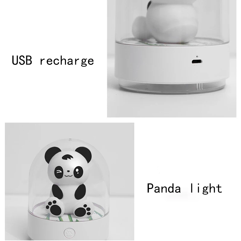 

Car Aromatherapy Night Lamp 800mAh Led RGB Night Lighting Cute Animal Aromatherapy Light for Children Bedroom Lights Gift