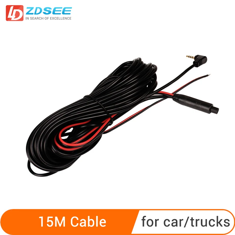 Удлинительный кабель для камеры заднего вида с разъемом 15 м 2 5 мм до pin|Камеры