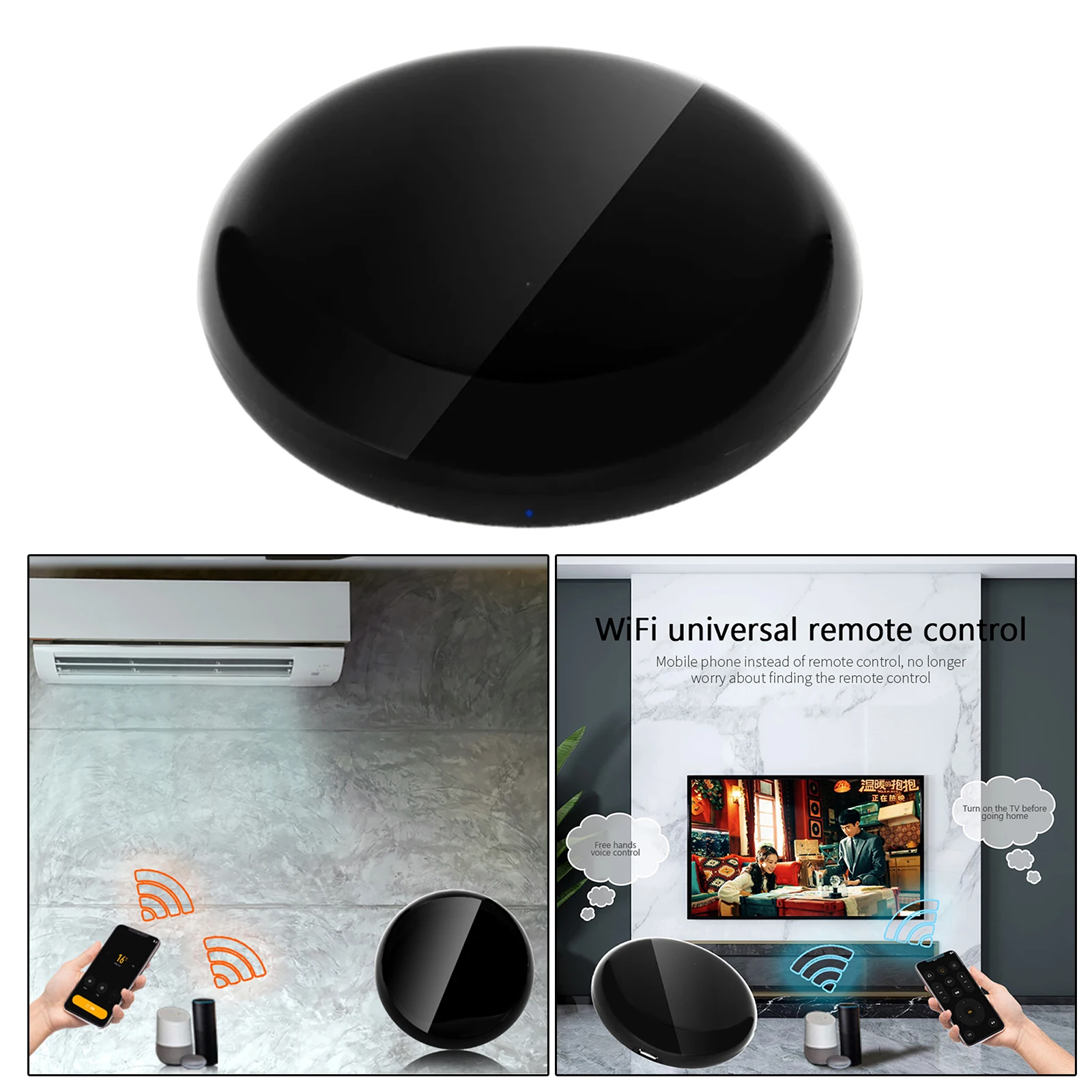 

APP Tuya WiFi Infrared Smart IR Remote Controller Compatible with Alexa