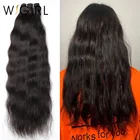 WIGIRL Натуральные Прямые 30 38 дюймов Пряди бразильских человеческих волос необработанные волосы 1 3 4 пряди плетения наращивание