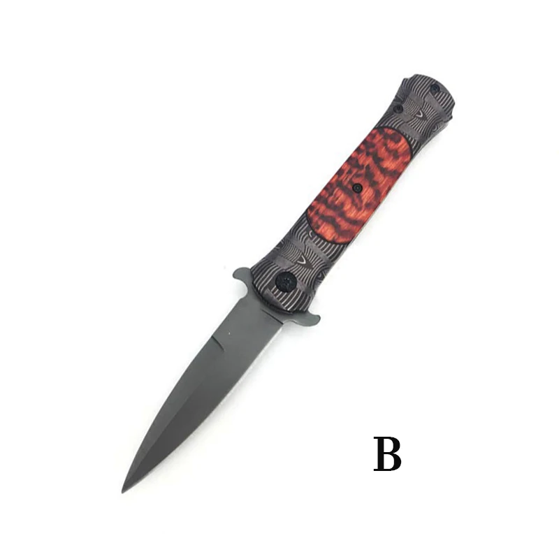 Складной нож со стальным лезвием для кемпинга охоты кухни фруктов практичный