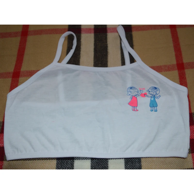 1 шт. 100% хлопковый бюстгальтер детское нижнее белье бюстгальтеры для студентов