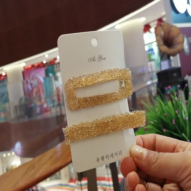 Весна и лето 2020 новый набор шпильки со стразами Утконос челка заколка аксессуары