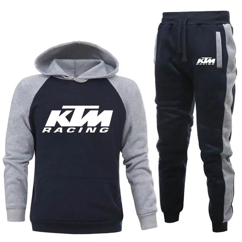 

2021 Jogging New Brand Clothing Men's Fashion Tracksuit Casual Sportsuit Men Hoodies Sweatshirts Sportswear Coat+Pant Men Set