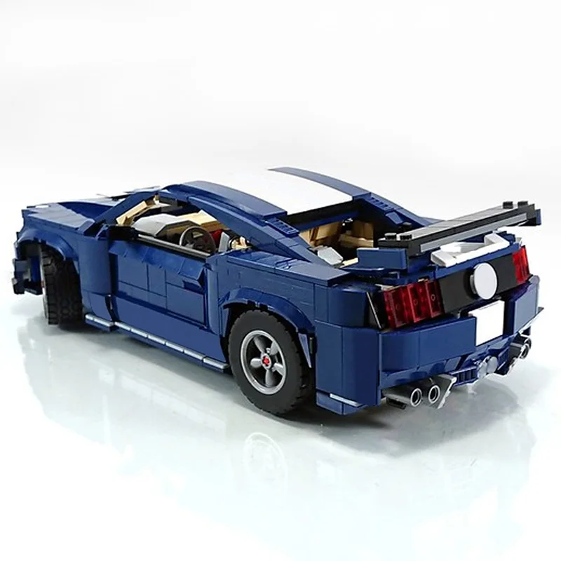 

Champions Speed Mustang Shelby GT500 B Formula Supercar 10265 Racing Car Building Blocks Racing Vehicle Bricks Model Toys For