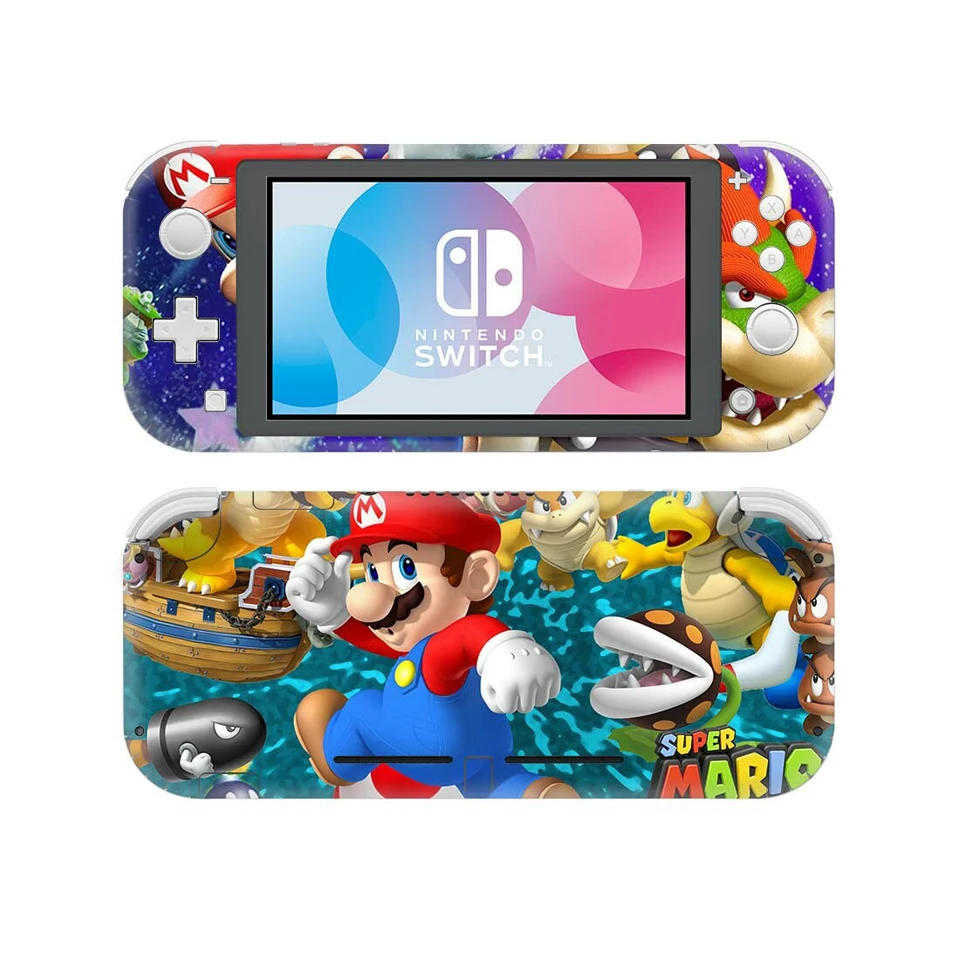 YSNSL0175 Наклейка с изображением супер Марио для nintendo Switch Lite, протектор консоли, чехол для nintendo Switch Lite, Виниловая наклейка с NSL - Цвет: YSNSL0175