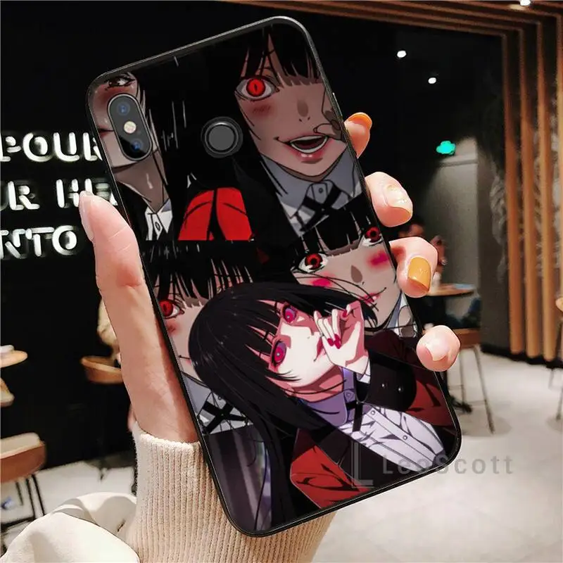 

Kakegurui Jabami Yumeko Phone Case For Xiaomi Redmi note 4 4X 8T 9 9s 10 K20 K30 cc9 9t pro lite max