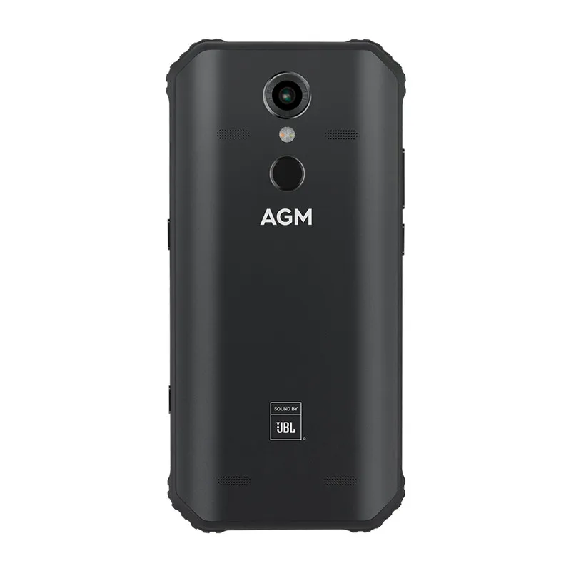 Черный AGM A9 5,9" 18:9 FHD+ мобильный телефон 2160x1080 Восьмиядерный прочный для мобильного телефона IP68 Водонепроницаемый 4 Гб+ 32 Гб Смартфон отпечаток пальца ID NFC - Цвет: Черный