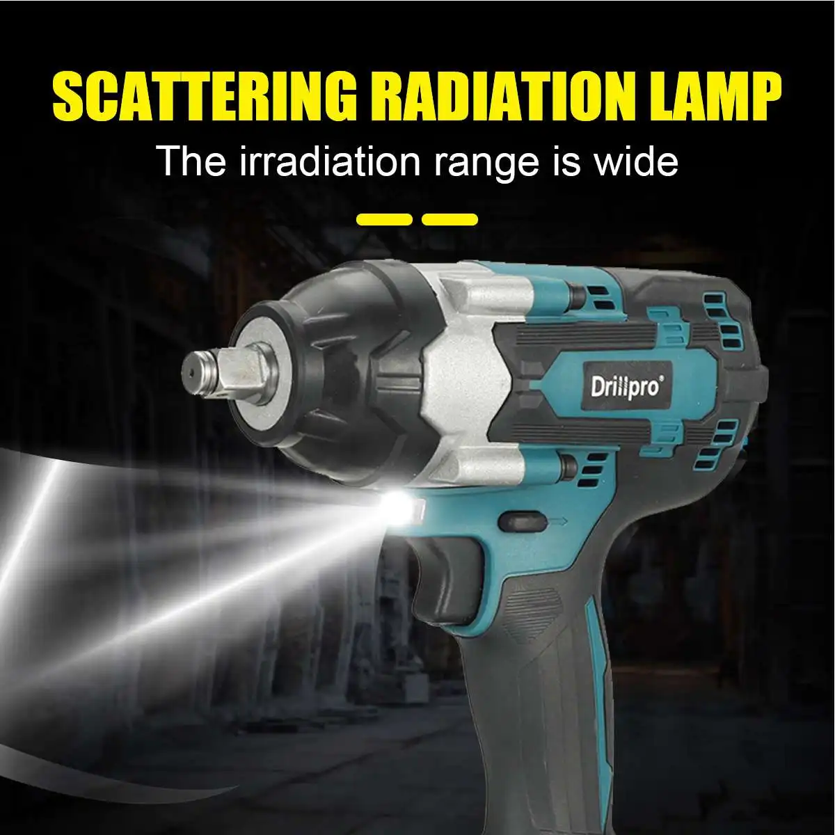 Electric Impact Wrench Brushless Socket with 2X Li-ion Battery Hand Drill Installation Power Tools For Car Repair | Инструменты