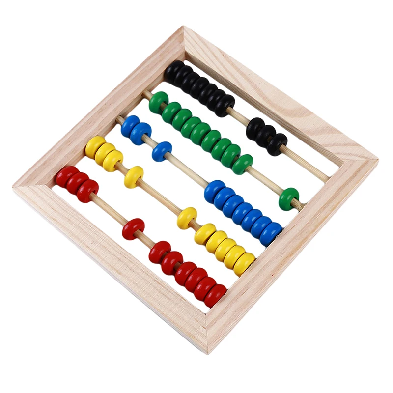 

Multifunction Abacus Learning Stand Wooden Montessori Toys Counting Cognition Board Early Educational Math Toy For Children Gift