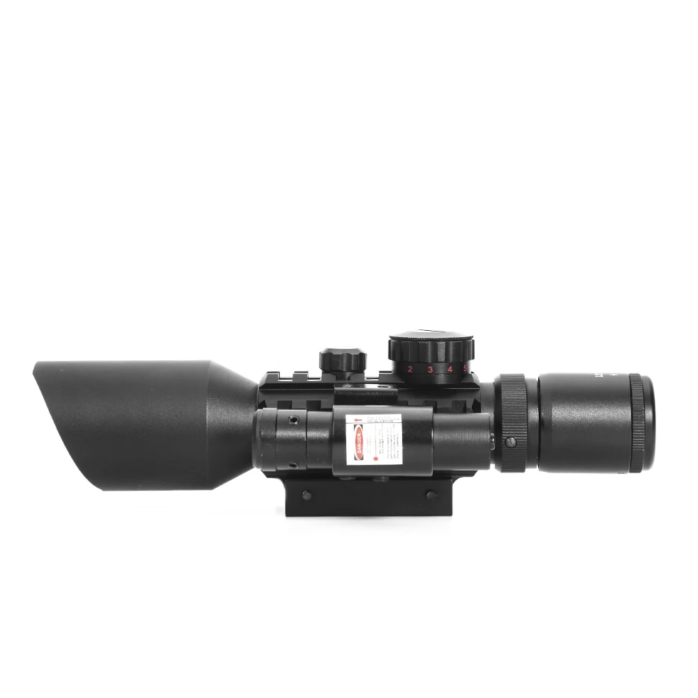 M9 3 10x42E охотничий прицел Красная Зеленая точка зрения с красным лазером 11/20 мм Rail