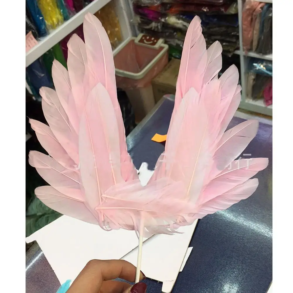 1 шт. белое черное Розовое перо украшение для торта вилка вечеринки принцесса