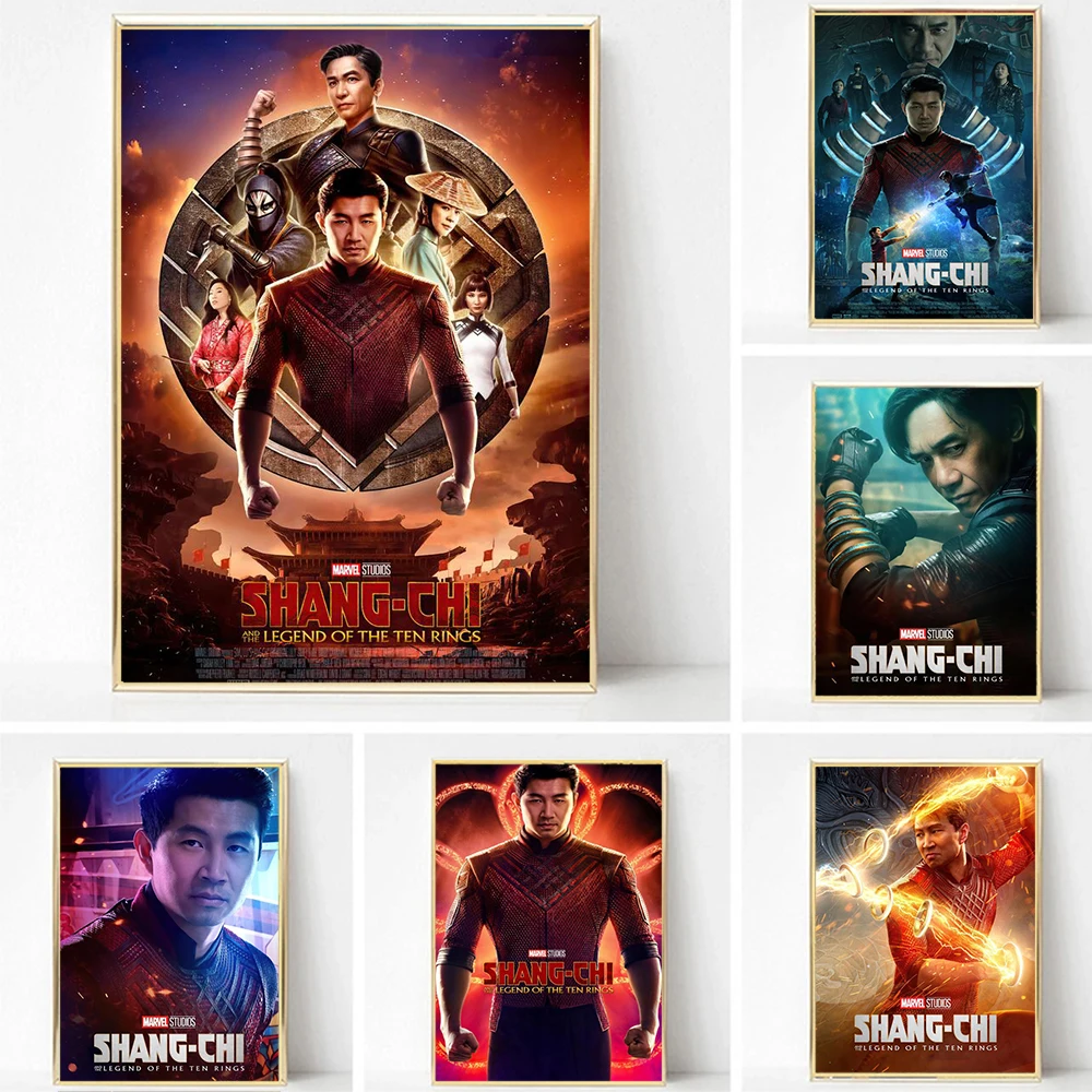 

Marvel Newest Movie Shang-Chi and The Legend Of The Ten Rings Posters For Living Room Canvas Painting Home Decor Picture Cuadros