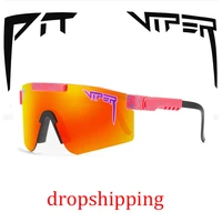 new brand rose women red pit viper sunglasses double wide polarized men mirrored lens tr90 frame uv400 protection wih case