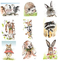 5d diy animal rabbit cow style square diamond painting colorful handmade cross stitch embroidery mosaic home room wall decor