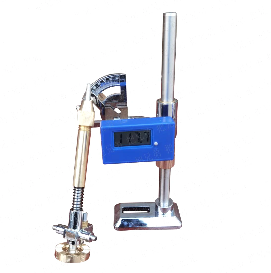 Digital Display Angle Manipulator Gem Faceting Machine Angle Polishing Handle Stainless Steel Copper 32/64/72/90/96 Inder Gear