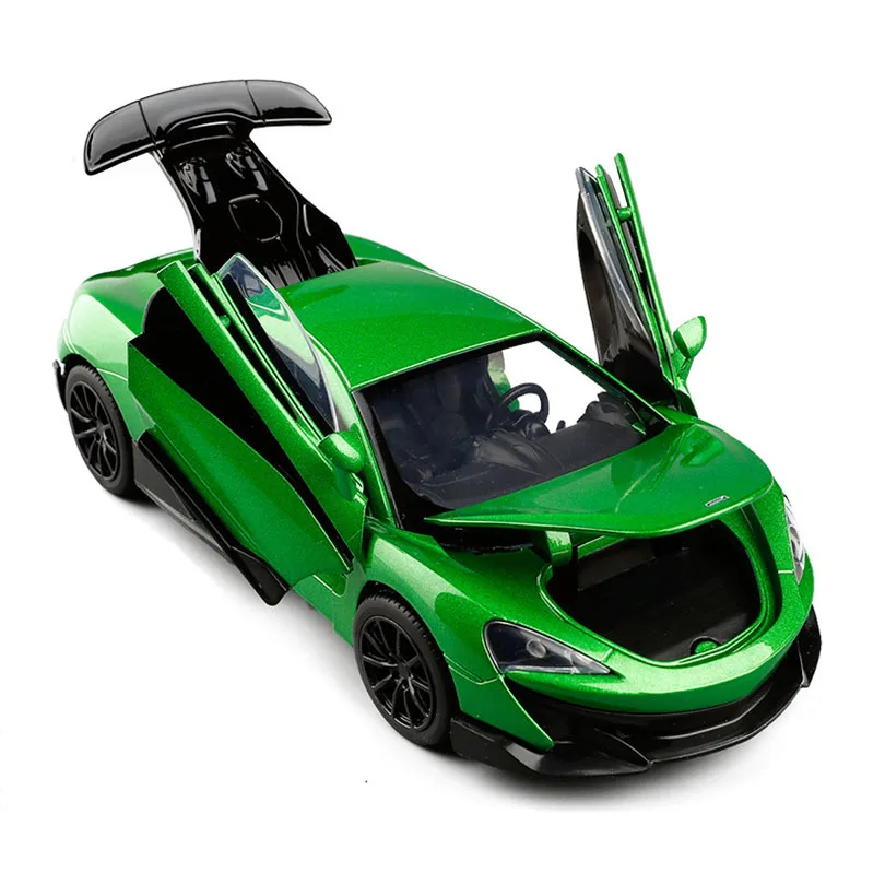 600LT 1/32 купе имитационная игрушка модель автомобиля сплав оттяните назад детские