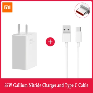 Original Xiaomi QC4.0 Turbo Charger GaN Fast Charging Adapter Type C
Cable For Mi 11 Ultra 10 Poco F3 Redmi Note 10 Lite K40 Pro