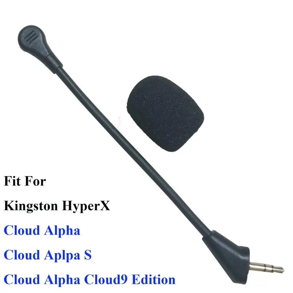 Запасной игровой микрофон Boom 3 5 мм для игровых гарнитур Kingston HyperX Cloud Alpha S Cloud9