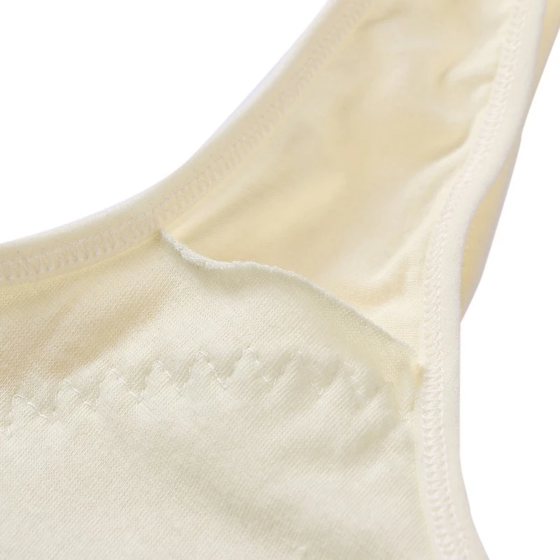 Летний тонкий тренировочный льняной мягкий бюстгальтер для девочек спортивный