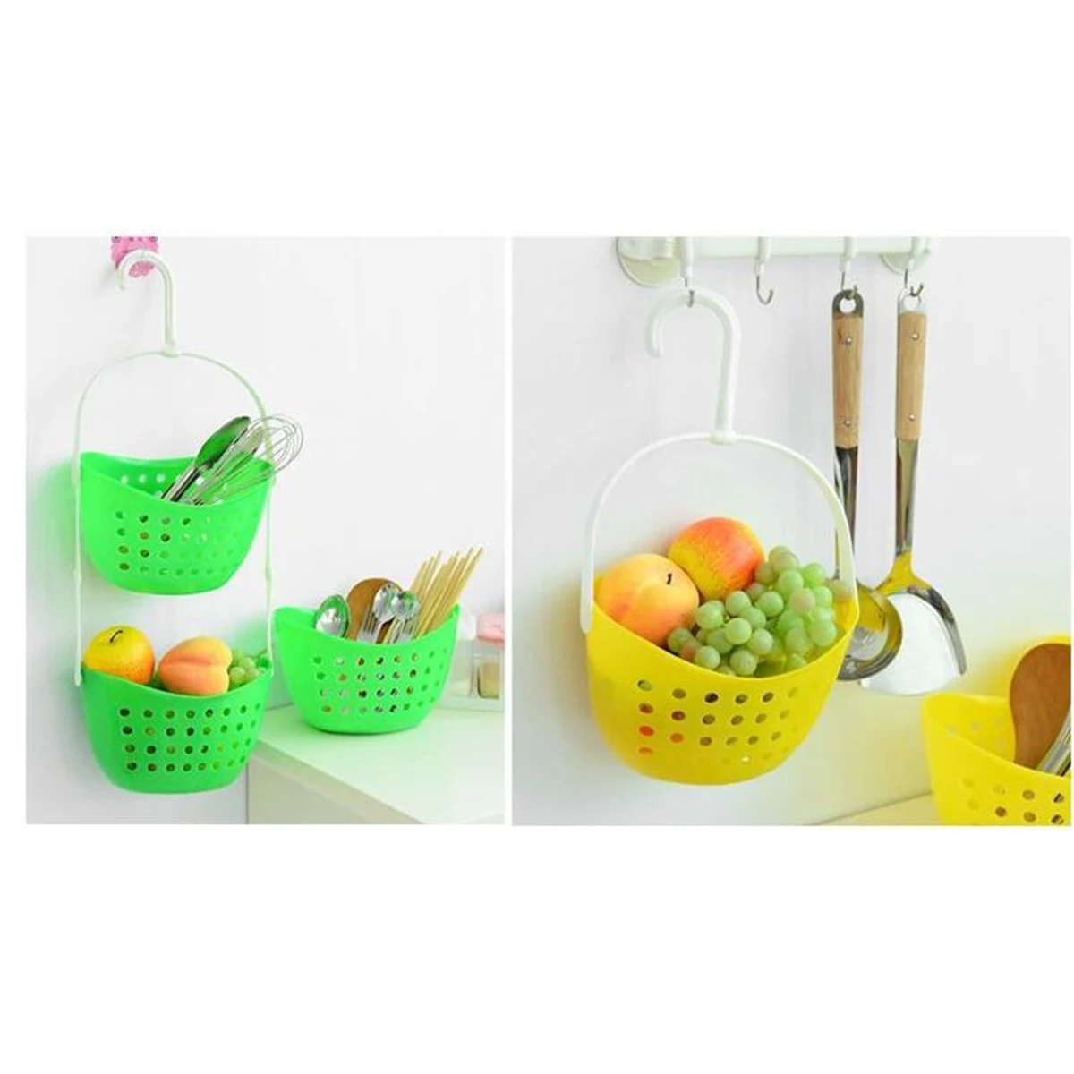 3-уровневая душевая тележка для ванной подвесная корзина кухни органайзер