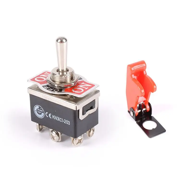 LumiParty Heavy Duty тумблер легко снимаются вкл/выкл/на автомобиля тире 12V DPDT ракеты