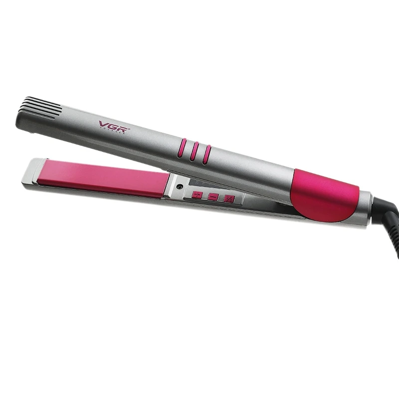 

VGR V-580 Hair Straightener 5-Gear Temperature Adjustment Ceramic Tourmaline Ionic Flat Iron Hair Straightener EU Plug