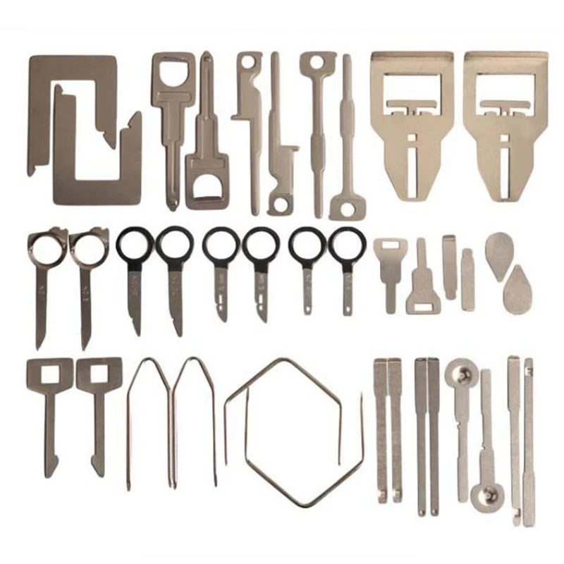 38 шт./компл. автомобильный комплект ключей для снятия стереомагнитолы Kenwood Clarion Sony