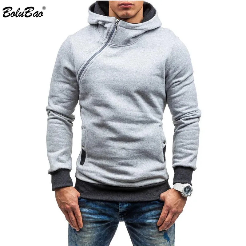 

BOLUBAO Brand Men's Hooded Sweatshirts Casual Outerwear Mens Coats Zipper Fashion Hoodies Sweatshirts Male