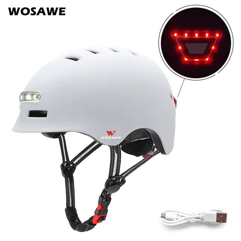 Осветительная сигнальная фара Задний фонарь Ночная велосипедная вспышка USB