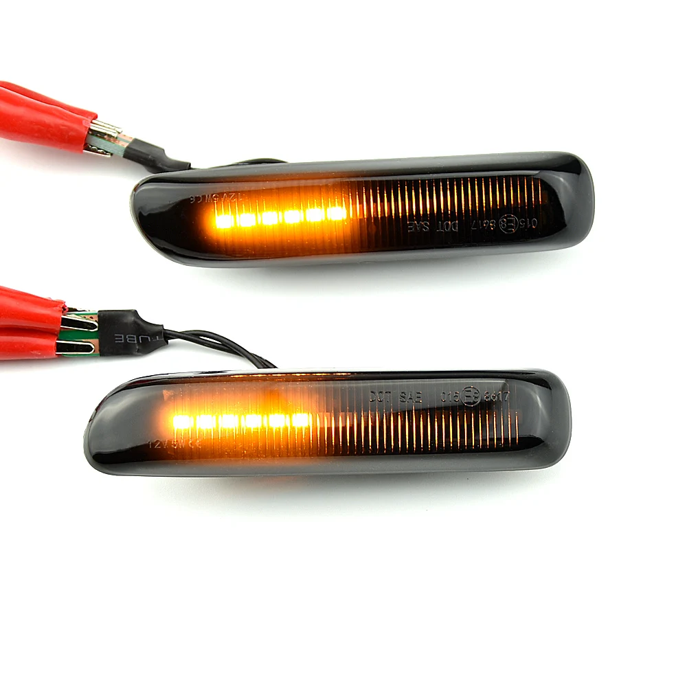 

For BMW 3 Series E46 Sedan Coupe Wagon Convertible 1997-2001 Led Dynamic Turn Signal Light Side Fender Marker Sequential Lamp