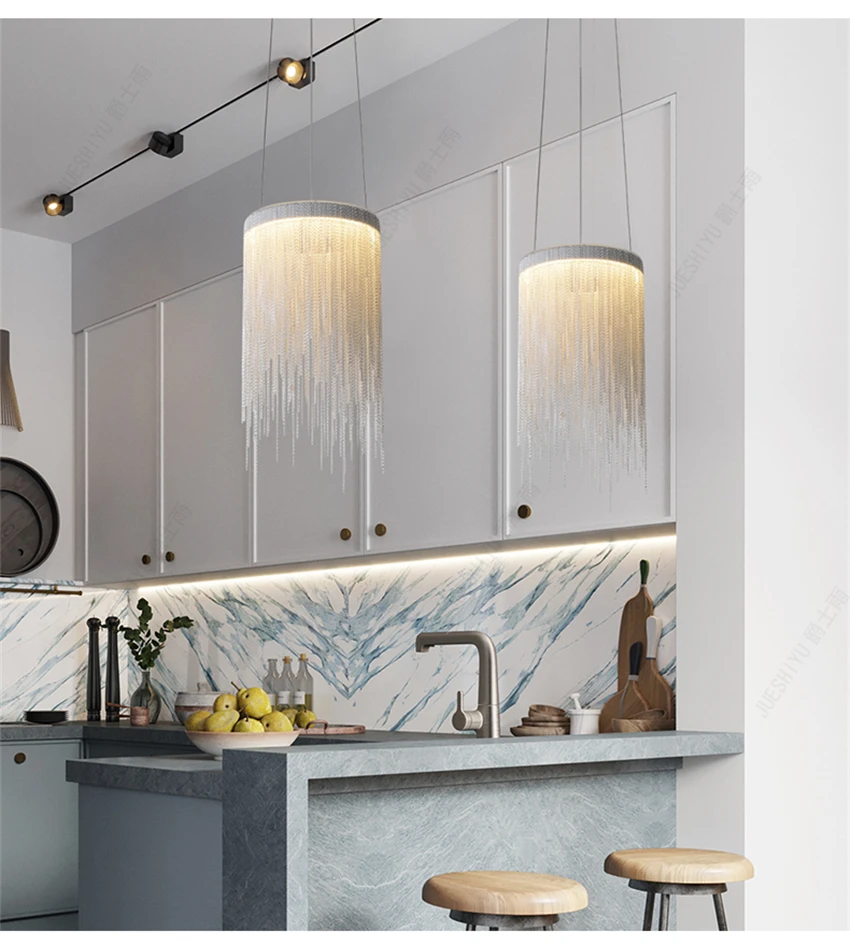 Скандинавский подвесной светильник с кисточкой s современный светодиодный