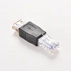 RJ45 штекер к USB AF A гнездо адаптера LAN сеть Ethernet штекер маршрутизатора