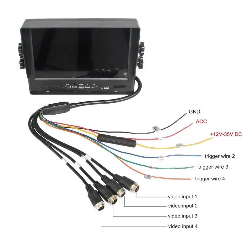 DIYKIT AHD 7 &quot4 Разделение QUAD на тонкопленочных транзисторах тонкоплёночных